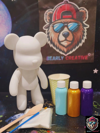 Bearly Bjørn DIY KIT 23cm -Velg 3 farger BEARLY CREATIVE