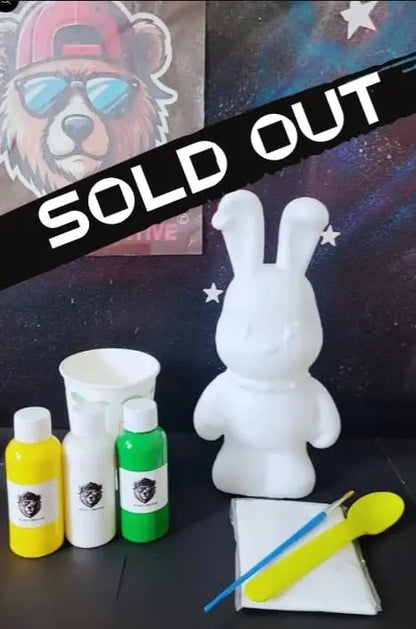 Bearly Sweet eller Mad Bunny DIY KIT (sparebøsse) BEARLY CREATIVE